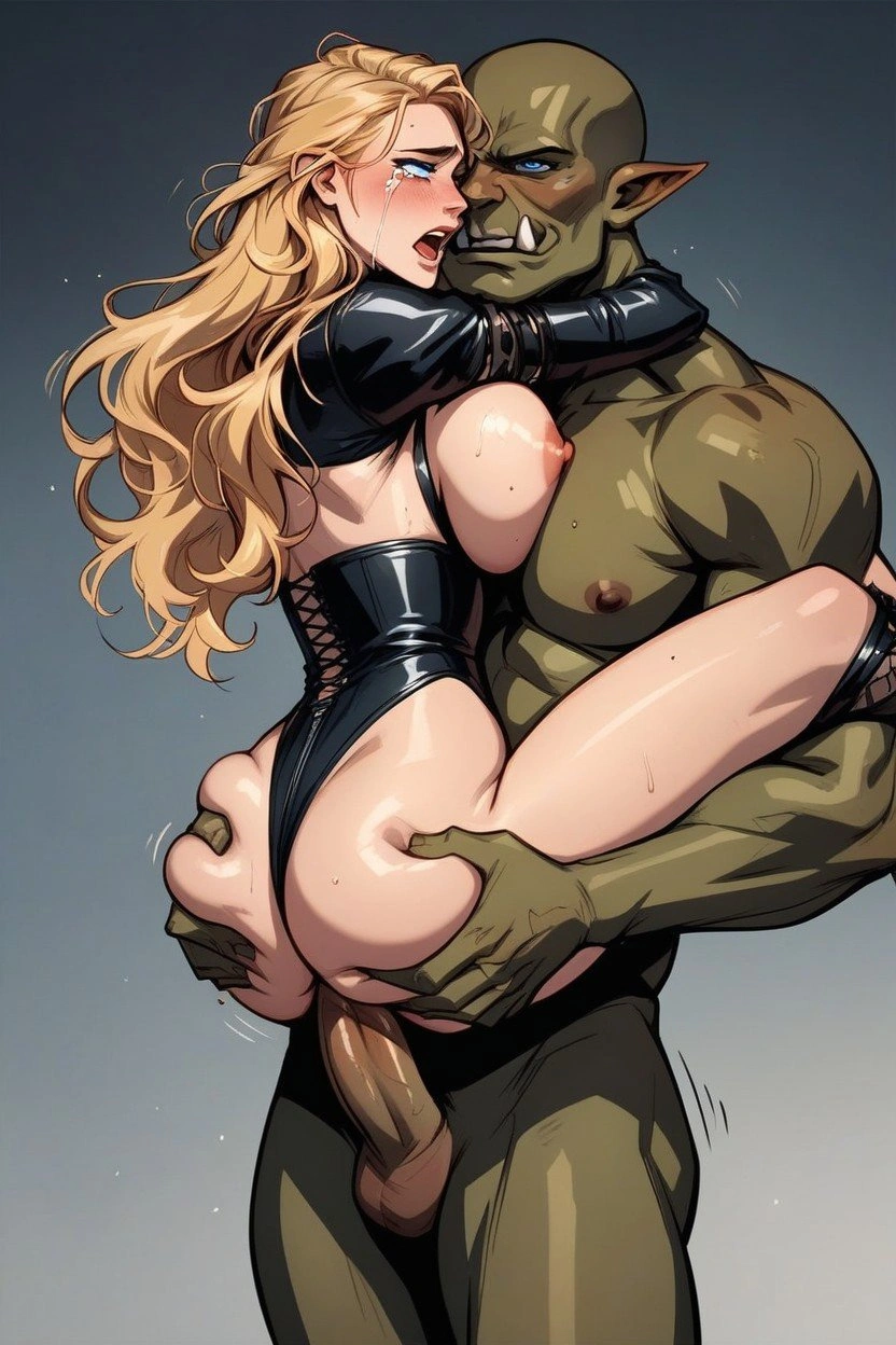 Close-up character image from bend over porn games A focused portrait from bend over porn games
