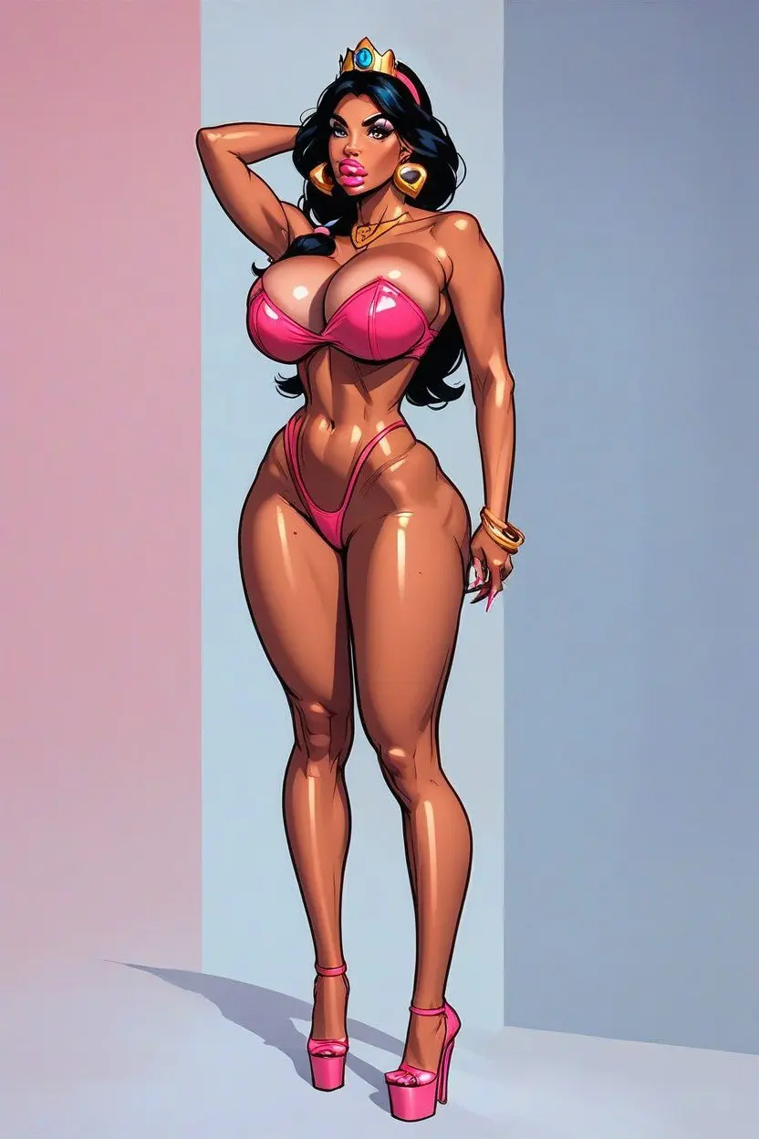 Eye-catching character visuals from muscular porn games