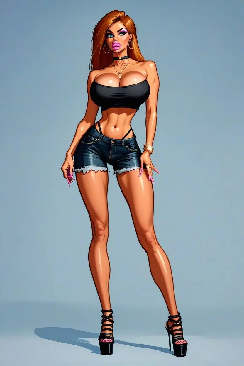 Action-packed character moment in model porn games Dynamic portrayal of a character in model porn games